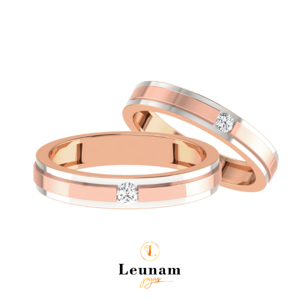 Alianzas de Boda en Oro con Diamantes – Amor con Estilo