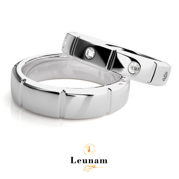 Alianzas Segmentadas con Diamantes – Oro 18k