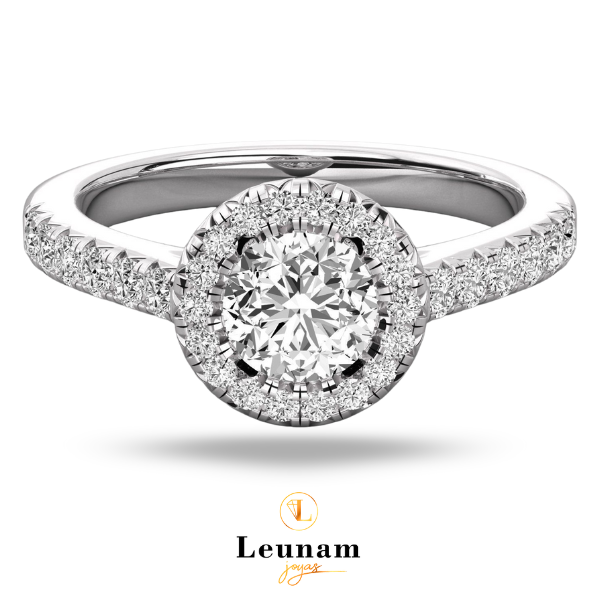 Halo de Lujo en Oro 18K
