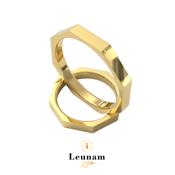 Alianzas Hexagonales – Contemporánea - Oro 18k