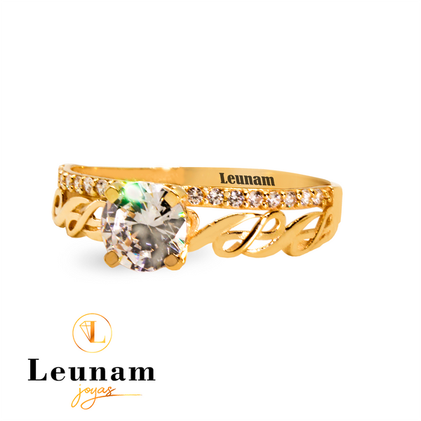 ❤️ Anillos de Compromiso EN ORO 18KT./ VARIEDAD Y MEJORES PRECIOS – Leunam  Joyas