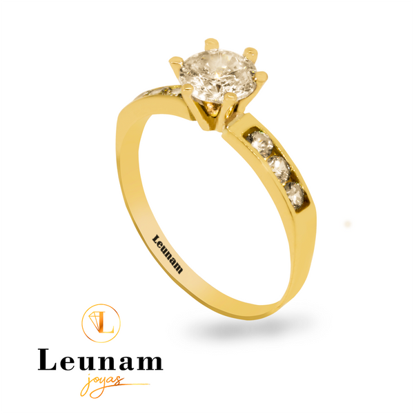 ❤️ Anillo compromiso de oro 18kt.