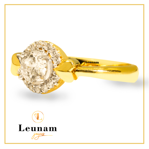 Anillo de compromiso Diseño Luth/2 – Leunam Joyas