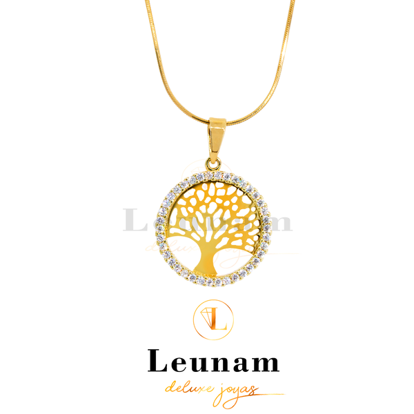 Dije en oro 18kt. Arbol de la vida