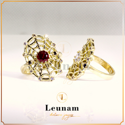 Alianza personalizada en oro 18kt.