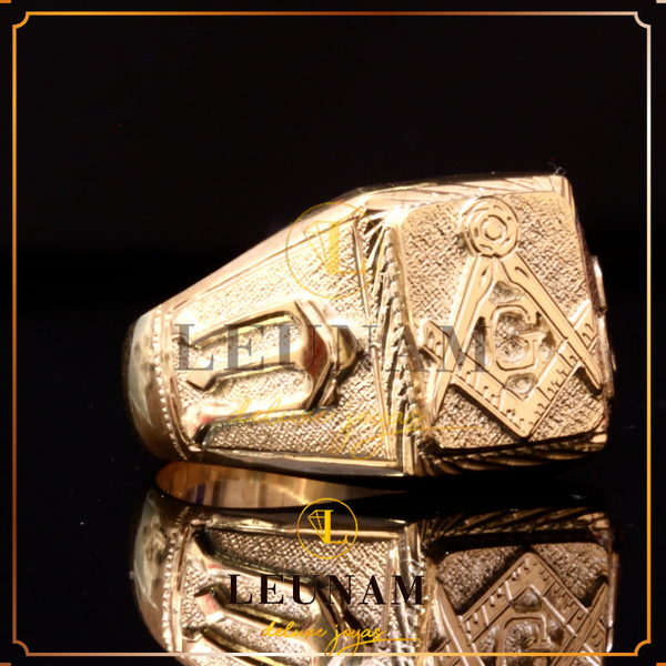 Anillo de oro mason