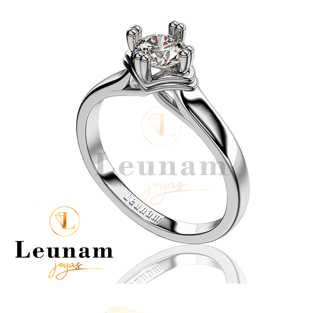 Anillo de compromiso Diseño Luth/2 – Leunam Joyas