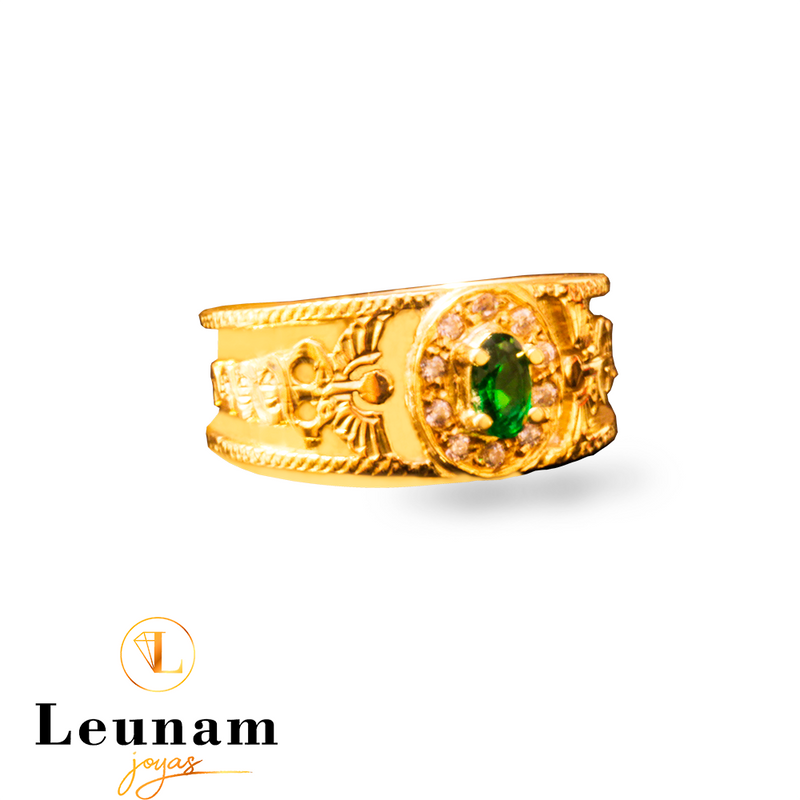 Anillo Graduaci n de oro 18kt. Leunam JOYAS Leunam Joyas